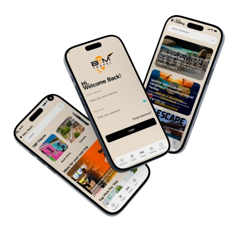 BTM Travel App preview